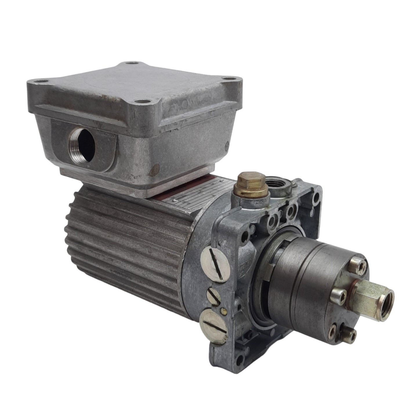 Used Vogel DM7 Lubricant Pump Motor for M Series, 240/480VAC 3-Ph, 1620RPM