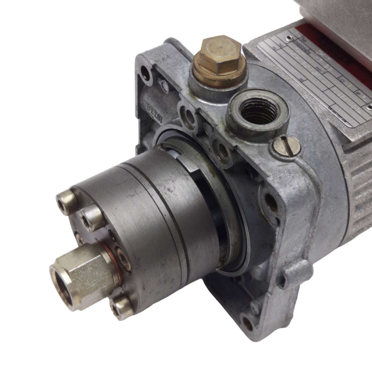 Used Vogel DM7 Lubricant Pump Motor for M Series, 240/480VAC 3-Ph, 1620RPM