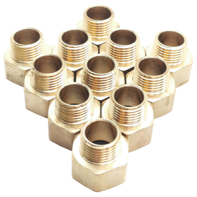 New Lot of 11 Midland 30088 Hose Adapter, 3/4in Female FGH, 1/2in Male NPTF, 75PSI