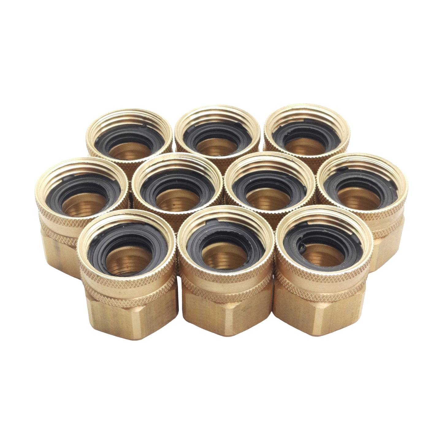 New Lot of 10 Midland 30006 Hose Adapter, 3/4in Female GHT, 3/4in Female IP