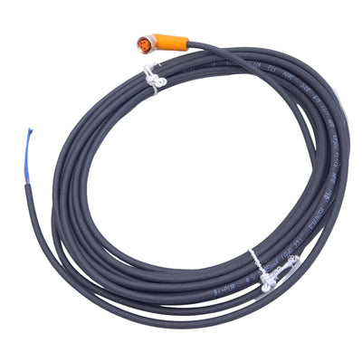 New IFM EVC154 Cordset, M8 4-Pin 90° Female to Flying Leads, 50VDC/60VAC, 3A, 5m