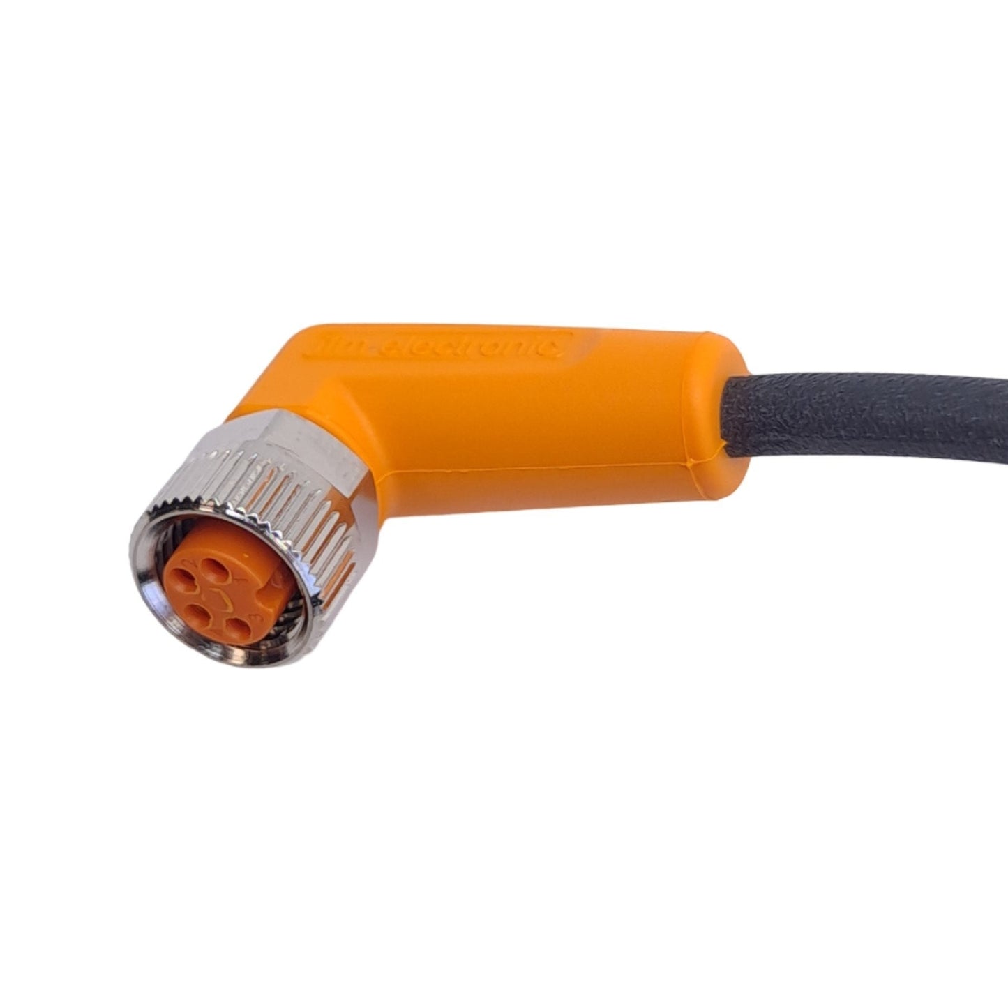 New IFM EVC154 Cordset, M8 4-Pin 90° Female to Flying Leads, 50VDC/60VAC, 3A, 5m