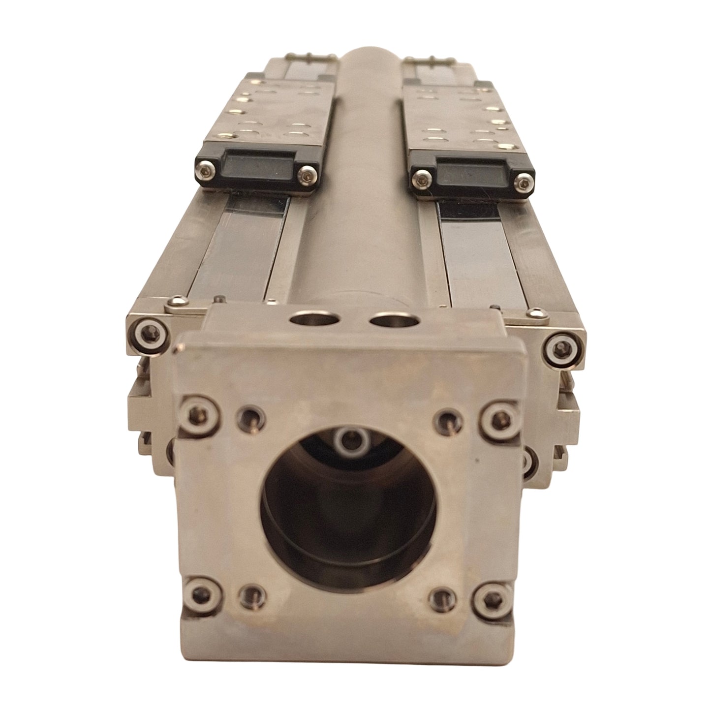 Used Parker 404200XRMS-D2H1L1C1M71 Linear Actuator 200mm Stroke 5mm Lead, Zinc Plated