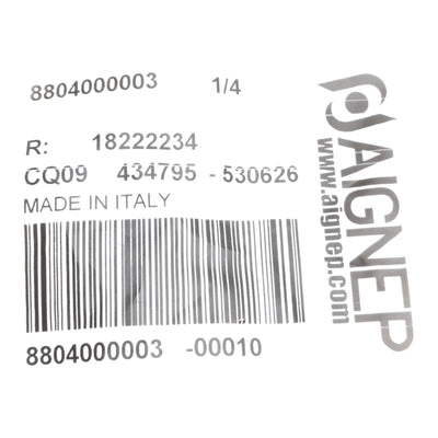 New Lot of 20 AIGNEP 88040-04 Union Tube Fitting, ø1/4in Push-to-Connect, 290PSI