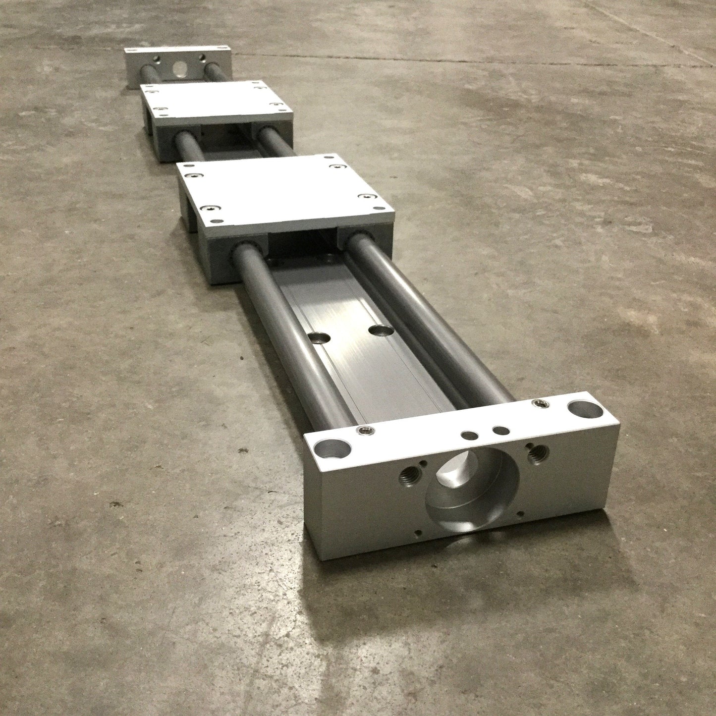 Used Igus WWH-21-10-40-10 drylin Hybrid Carriage on 480mm Double Rail Linear Guide