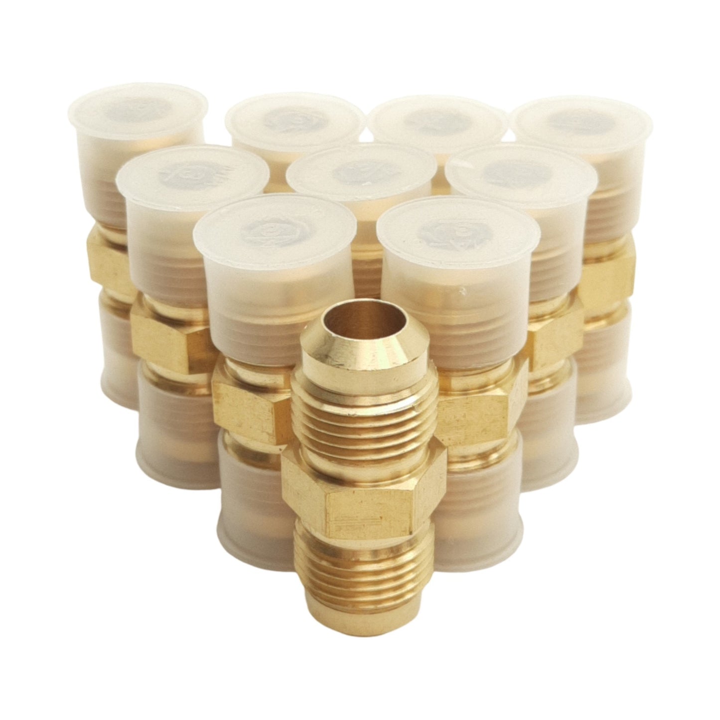 New Lot of 10 Midland 10109 Flare Union 1/2" Male SAE 45°, 1/2" Male SAE 45°, 750PSI