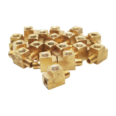 New Lot of 20 Midland 28245 Street Tee, 1/8" Male NPTF, 1/8" Female NPTF, 1200PSI