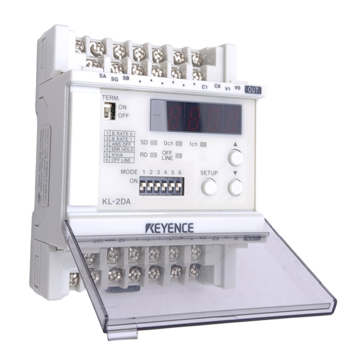 New Keyence KL-2DA PLC D/A Conversion Unit, 250µs/ch, 0-20mA +-10V Analog Output