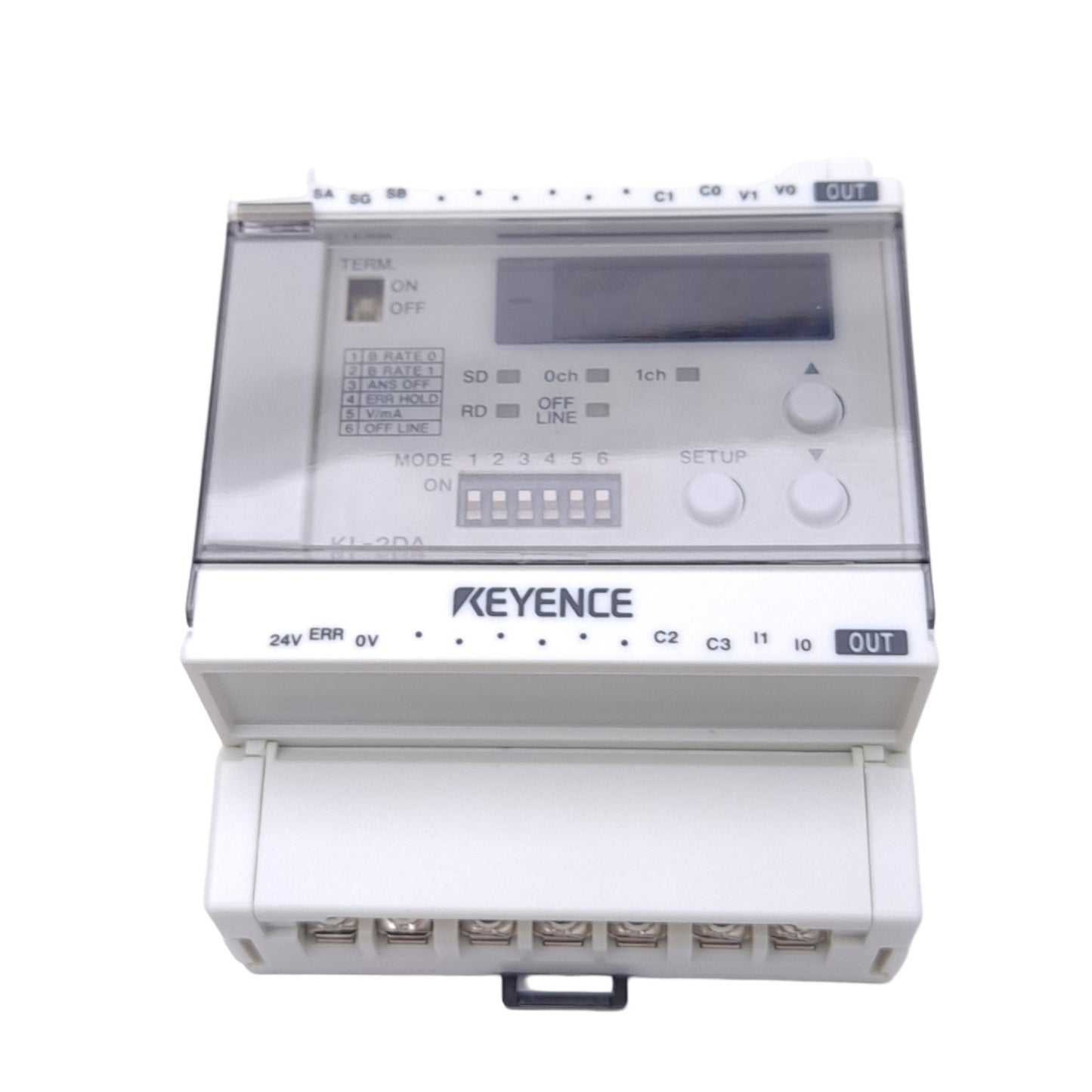 New Keyence KL-2DA PLC D/A Conversion Unit, 250µs/ch, 0-20mA +-10V Analog Output