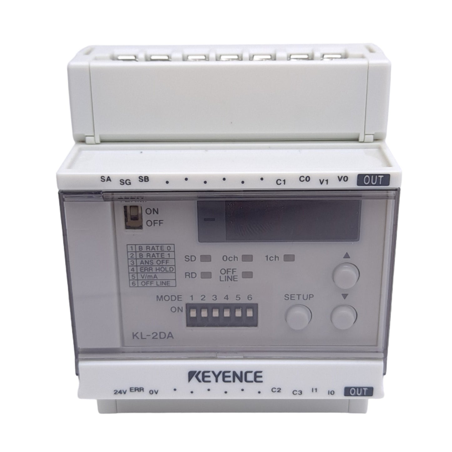 New Keyence KL-2DA PLC D/A Conversion Unit, 250µs/ch, 0-20mA +-10V Analog Output