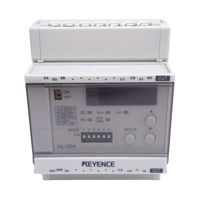 New Keyence KL-2DA PLC D/A Conversion Unit, 250µs/ch, 0-20mA +-10V Analog Output