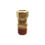 New Lot of 5 Midland 38084 Brass Adapter, ø5/8in Tube OD, 1/2in Male NPTF, 150PSI