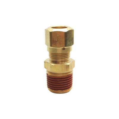 New Lot of 6 Midland 38082 Brass Adapter, ø1/2in Tube OD, 1/2in Male NPTF, 150PSI