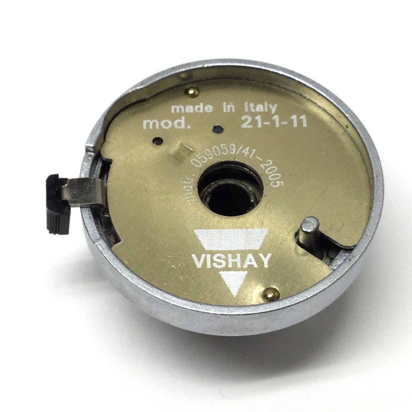 Used Vishay Spectrol 21-1-11 Multidial 15-Turn, Ø1-13/16" Vernier Ø1/4" Shaft w/Lock