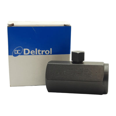 New Deltrol C30S Check Valve 5000PSI, 1/2in Female NPTF, 8gpm, 1-2.5PSI Crack