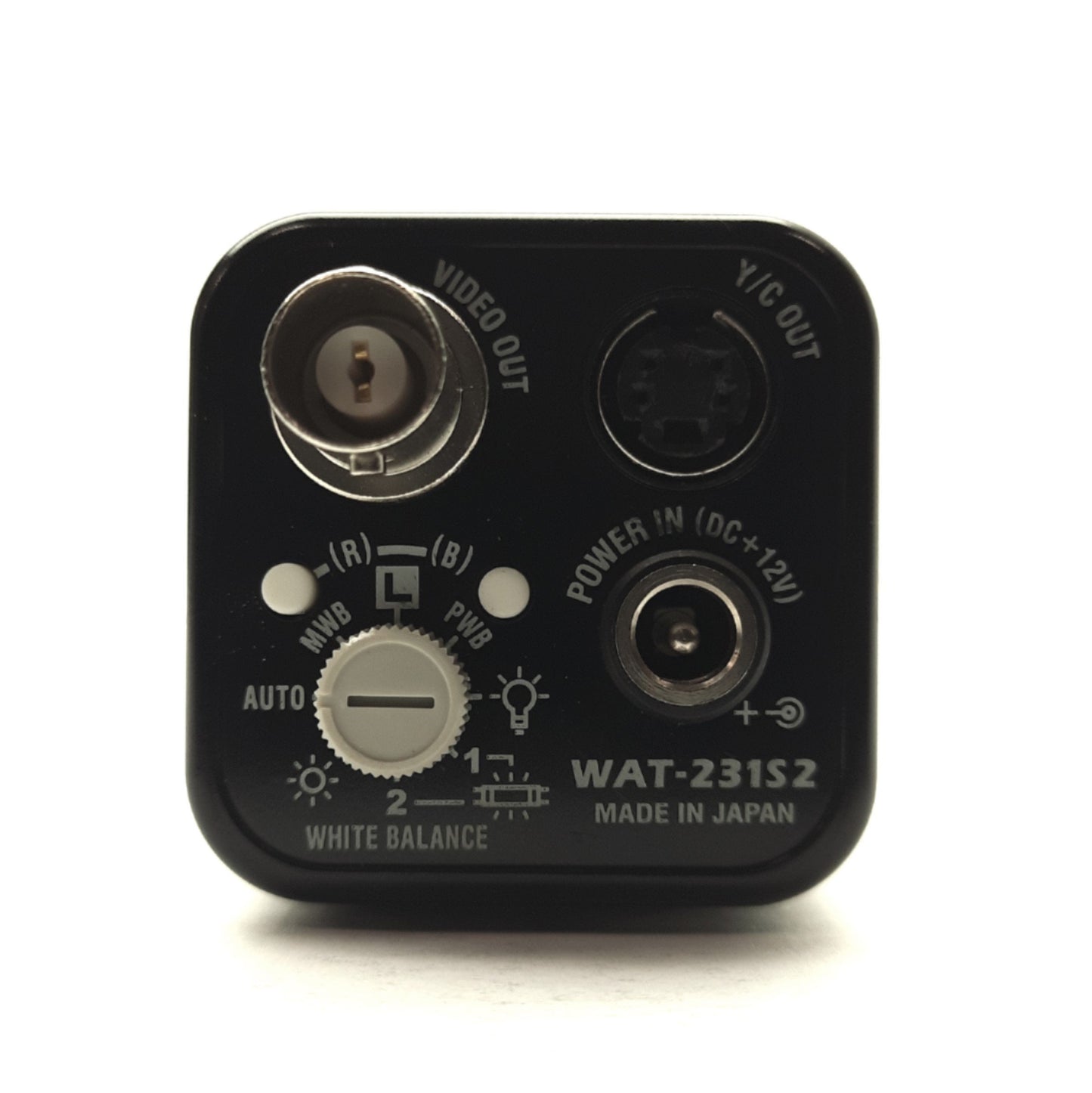 Watec WAT-231S2 Camera, 1/3" Color IT CCD, NTSC, BNC/S-Vid, 12VDC, CS Mount