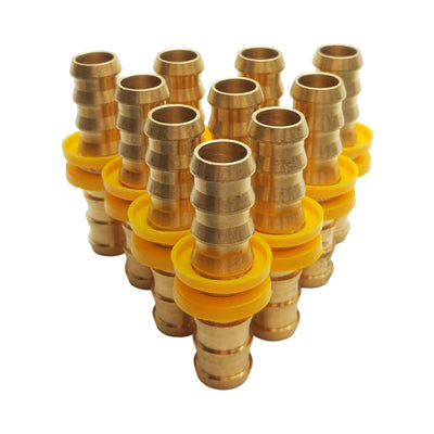 New Lot of 10 Midland 30303 Barb Splicer, Double Ended 5/8in P2C Hose Barbed, 150PSI