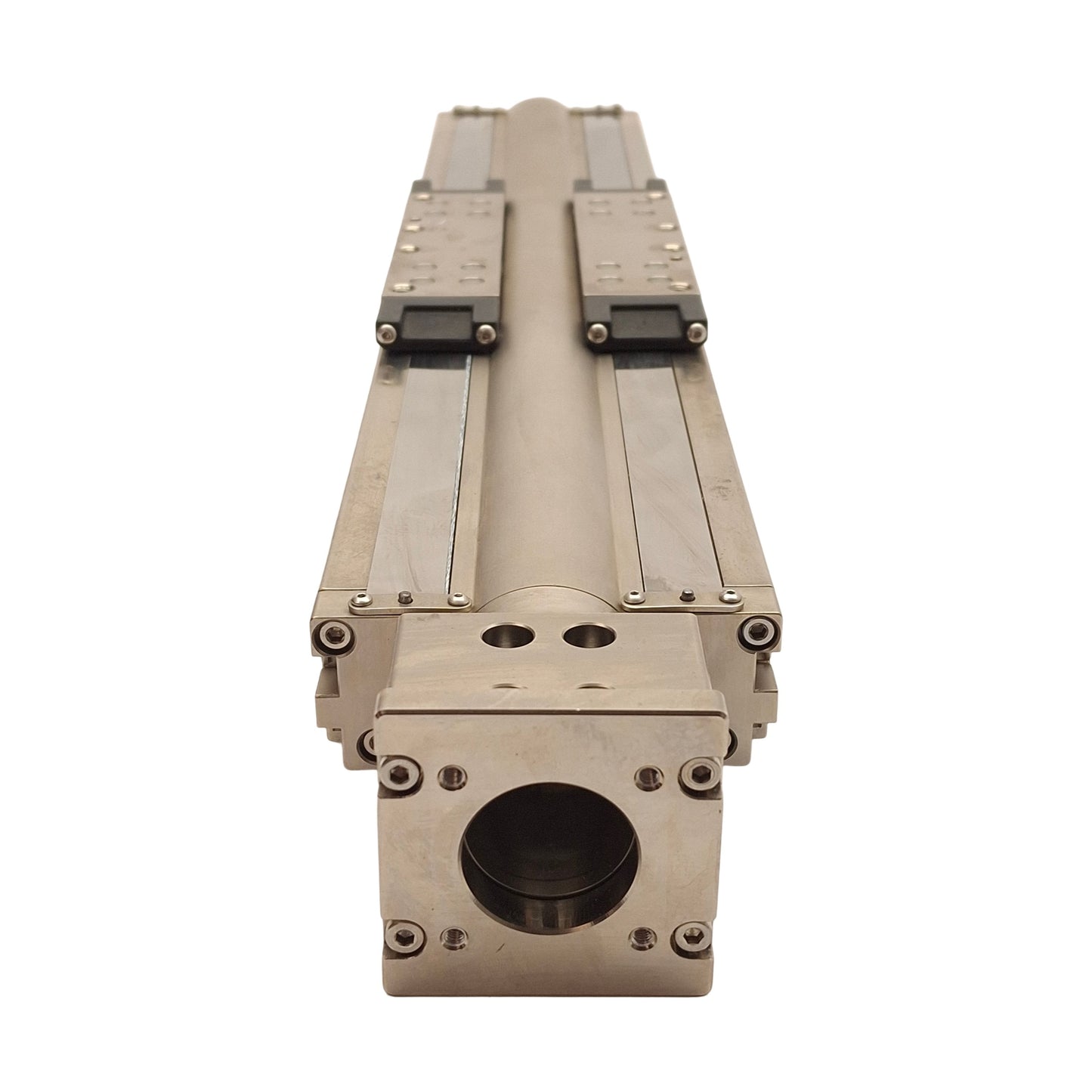 Used Parker 404300XRMS-D2H1L1C1M71 Linear Actuator 300mm Stroke 5mm Lead, Zinc Plated