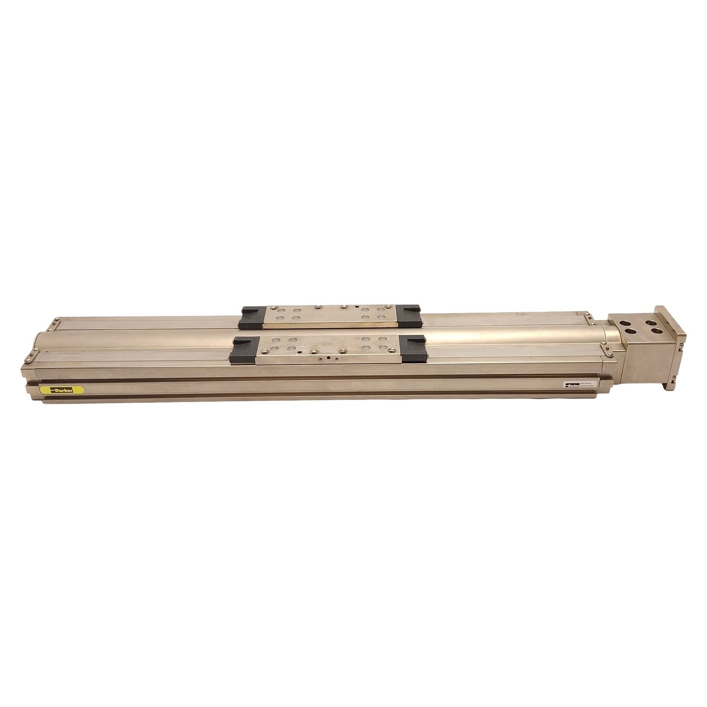 Used Parker 404300XRMS-D2H1L1C1M71 Linear Actuator 300mm Stroke 5mm Lead, Zinc Plated