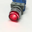 Used Idec ALW29920D-R-24V Illuminated Momentary Pushbutton, 2NO, Red LED, 24VAC/DC