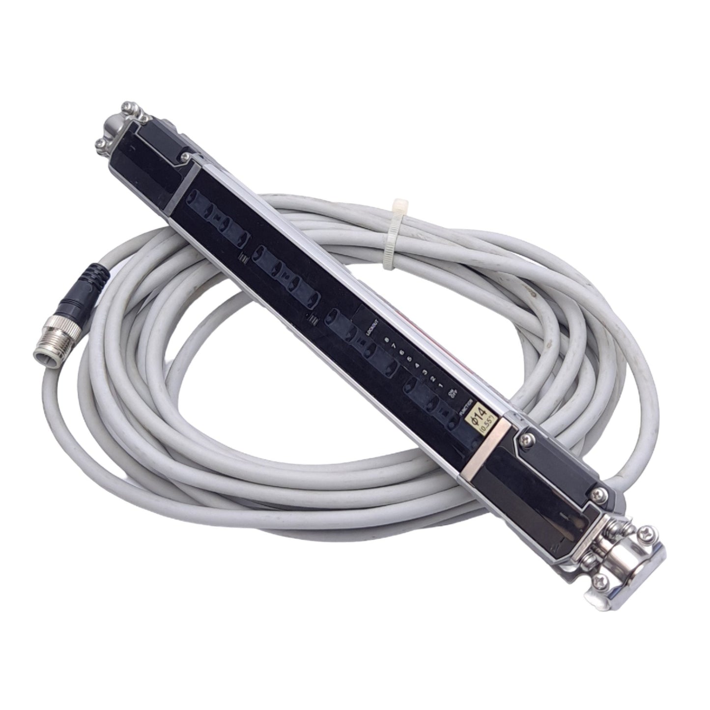 Used Keyence SL-C24F-T Safety Light Curtain Transmitter, 24 Axes 230mm, 15ms, 7m Max
