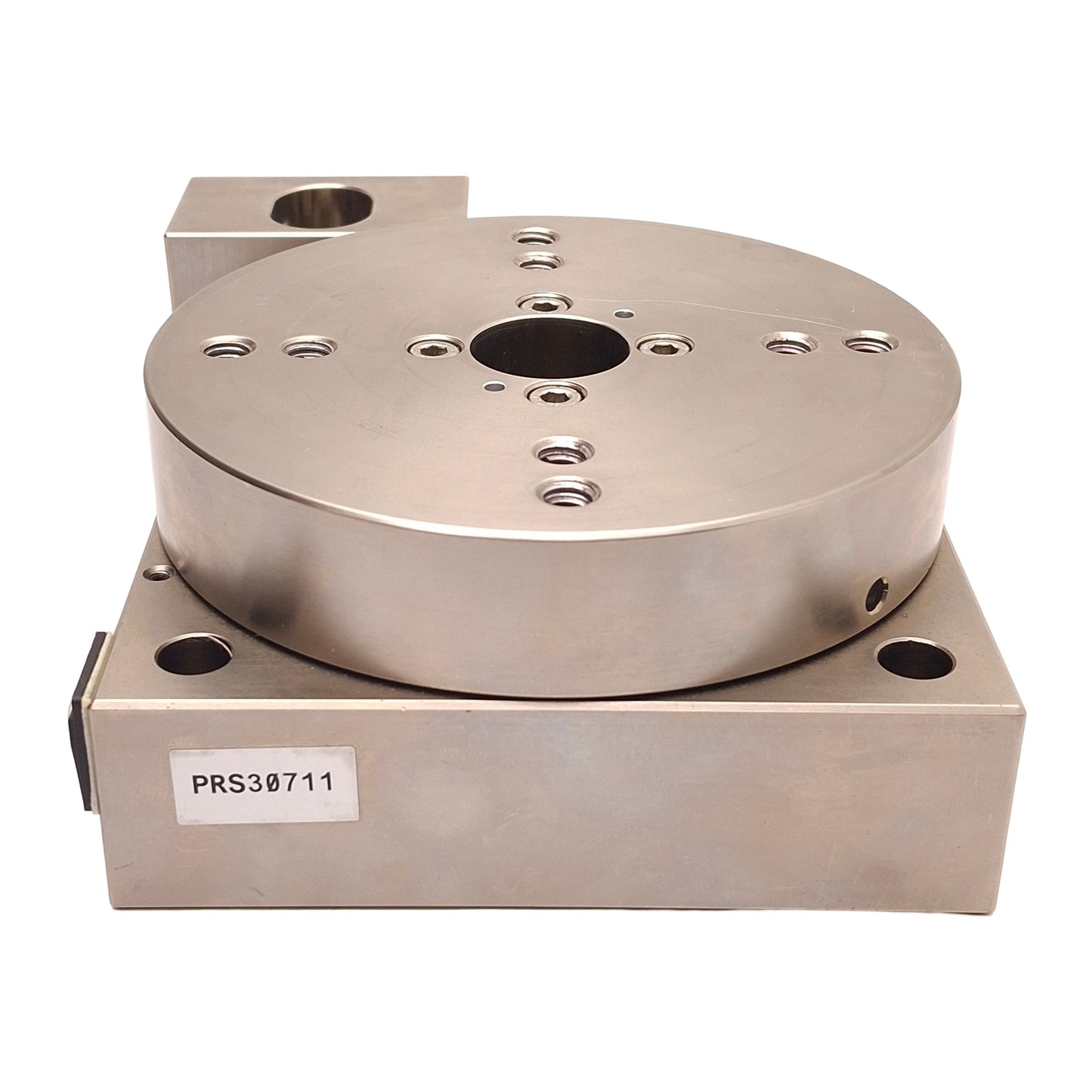 Used Parker 20502RT-ESH1C1M1E1 Rotary Actuator, ø5" Table, 90:1, NEMA 23, Zinc Plated