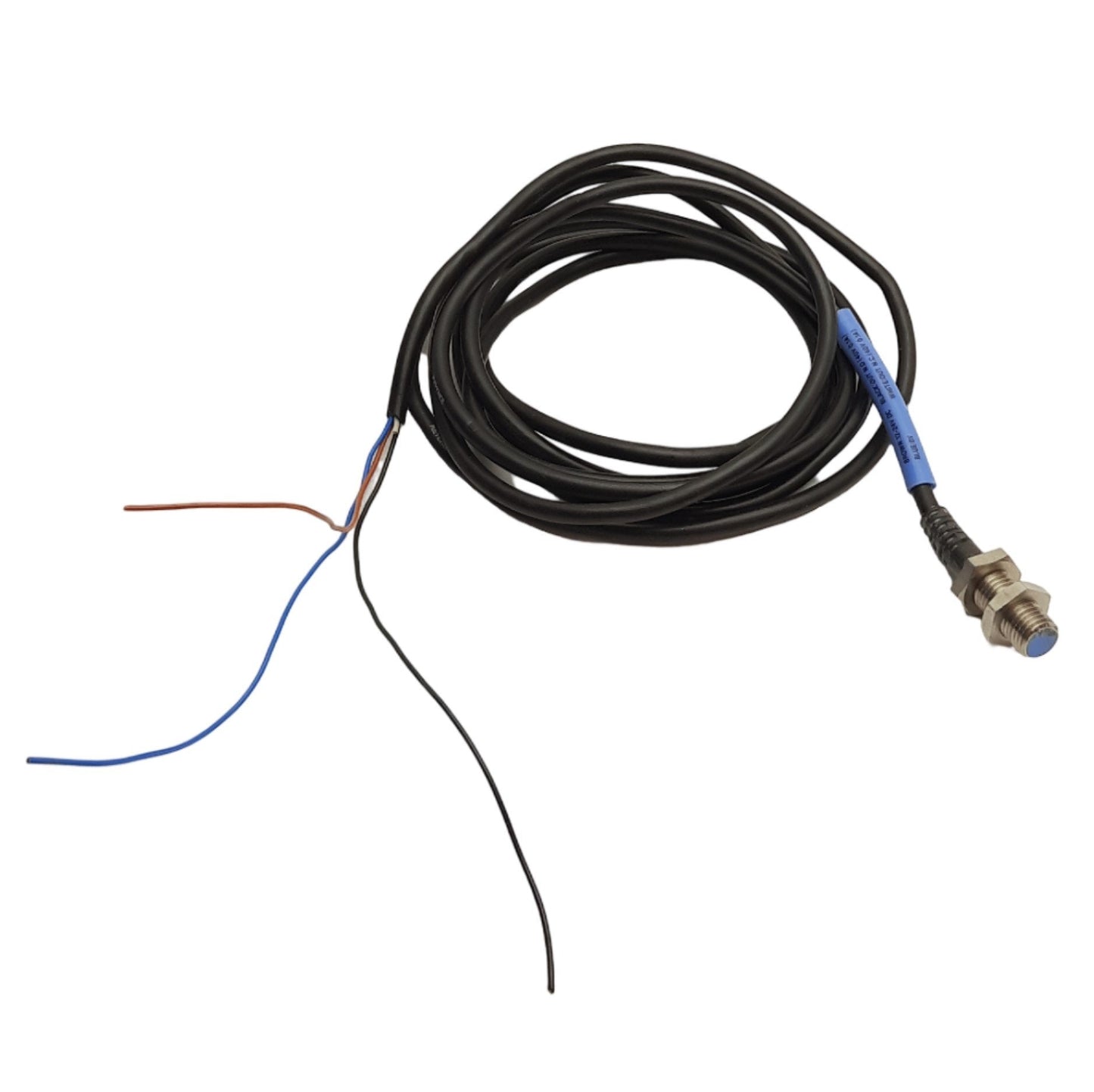 Used Keyence EZ-8M Proximity Sensor,12-24VDC, NPN Output, M8 Barrel, 1.5mm Range
