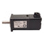 Used Yaskawa SGMJV-01A3A21 Servo Motor, 3Ø 200VAC, 100W, 20-bit, 3000RPM, 40mm Frame