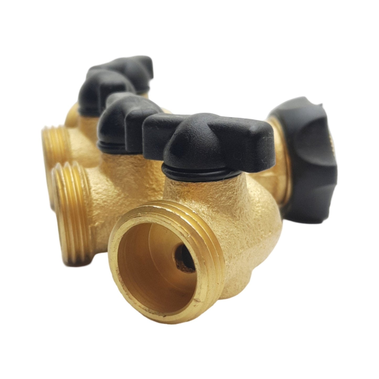 New Lot of 2 Dixon 500GH4VBK Valve Manifold, 3/4in Male GH, 3/4in Female GH, 100psi