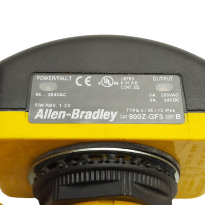 Used Allen Bradley 800Z-GF3 Touch Button, 85-264VAC Supply, 250VAC/24VDC 3A Output