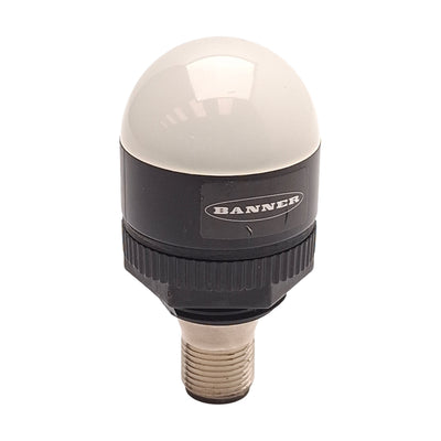 Used Banner K30LGRXPQ EZ-LIGHT 2-Color General Purpose Indicator, PNP, 10-30VDC, M12