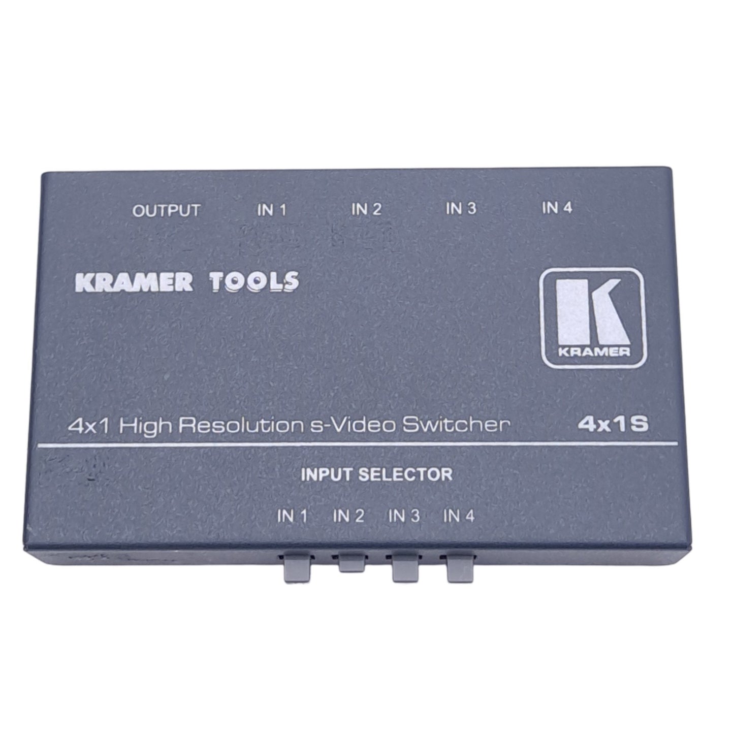 Used Kramer 4x1S 4x1 High Resolution s-Video Switcher, 4 Input, 1 Output, 4-P Y/C