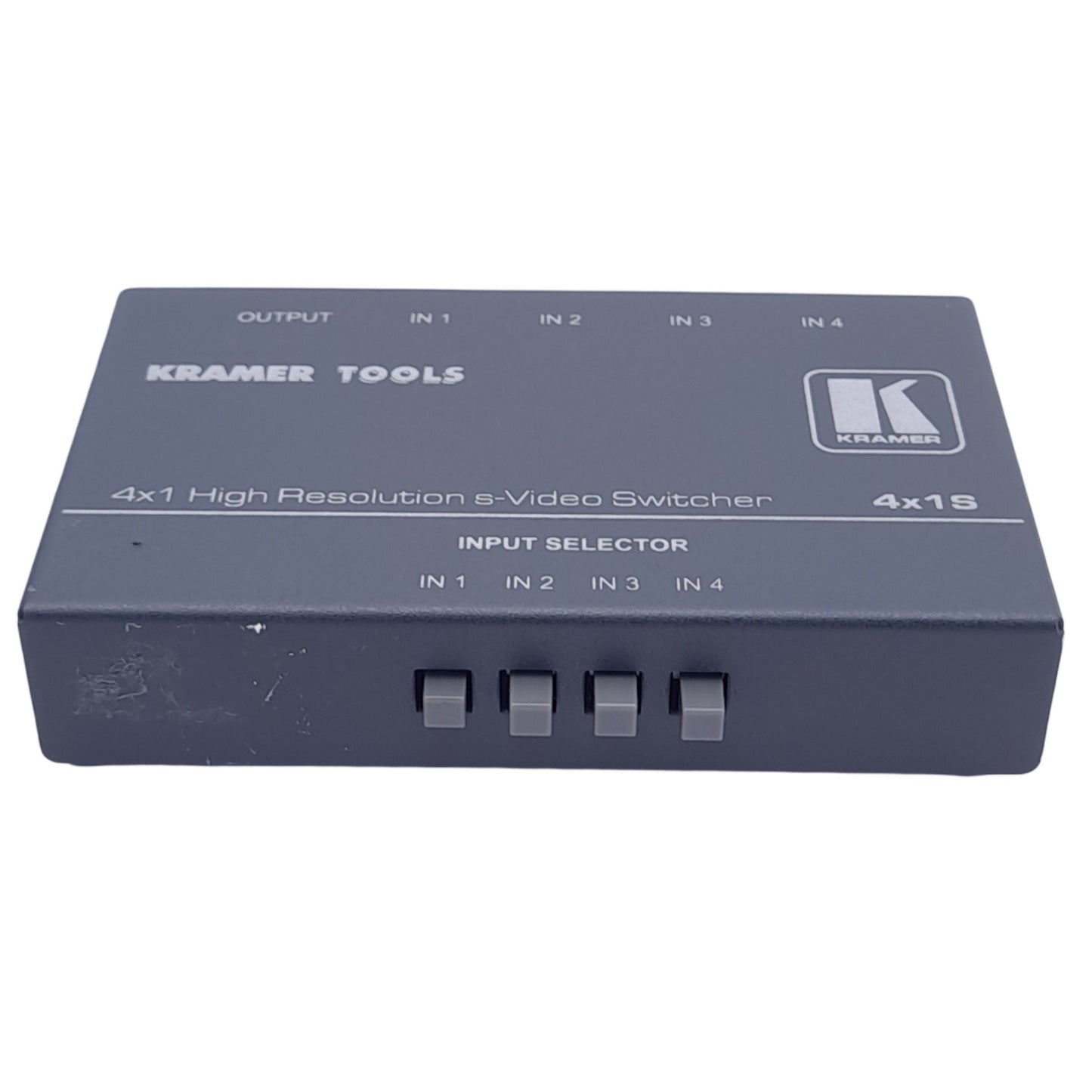 Used Kramer 4x1S 4x1 High Resolution s-Video Switcher, 4 Input, 1 Output, 4-P Y/C