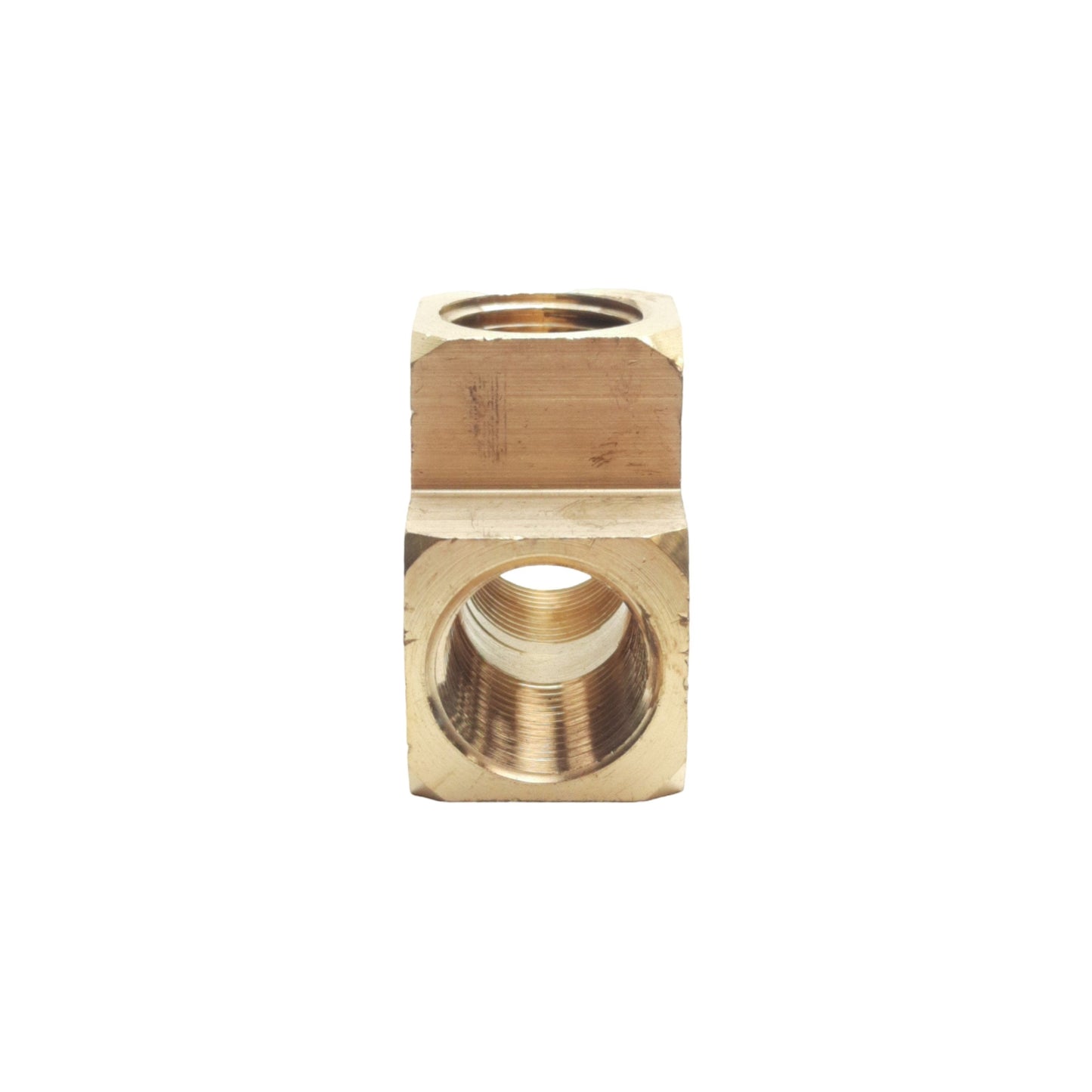 New Lot of 5 Midland 28027 FIP Brass Union Tee, 1/2in Female NPTF, 1200psi