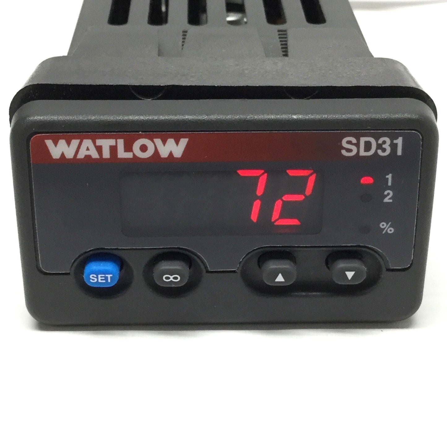Used Watlow SD31-HJJA-AA0R PID Temperature Controller, 100-240VAC, 2x Relay Output