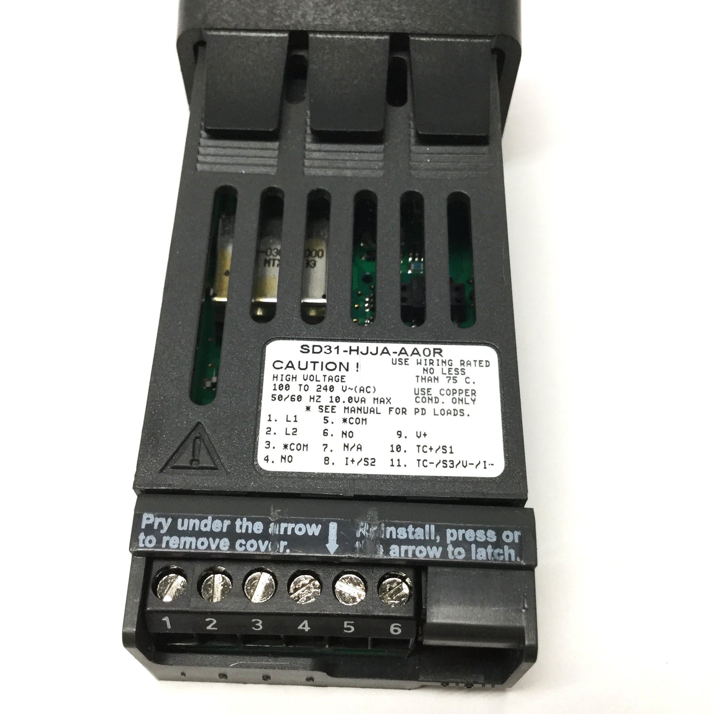 Used Watlow SD31-HJJA-AA0R PID Temperature Controller, 100-240VAC, 2x Relay Output