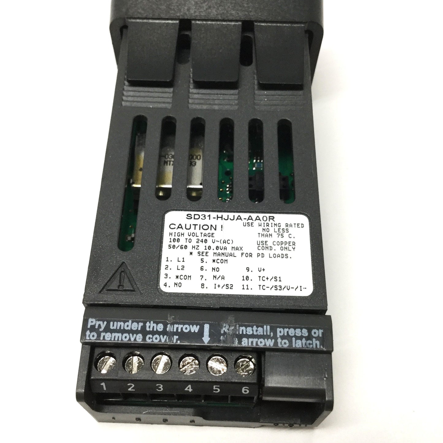 Used Watlow SD31-HJJA-AA0R PID Temperature Controller, 100-240VAC, 2x Relay Output