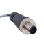 Used Omron QCO-052050-66 Coaxial Red Light, 24V 7.2W, M12 4-P Male, 91.5x66.7x56.5mm