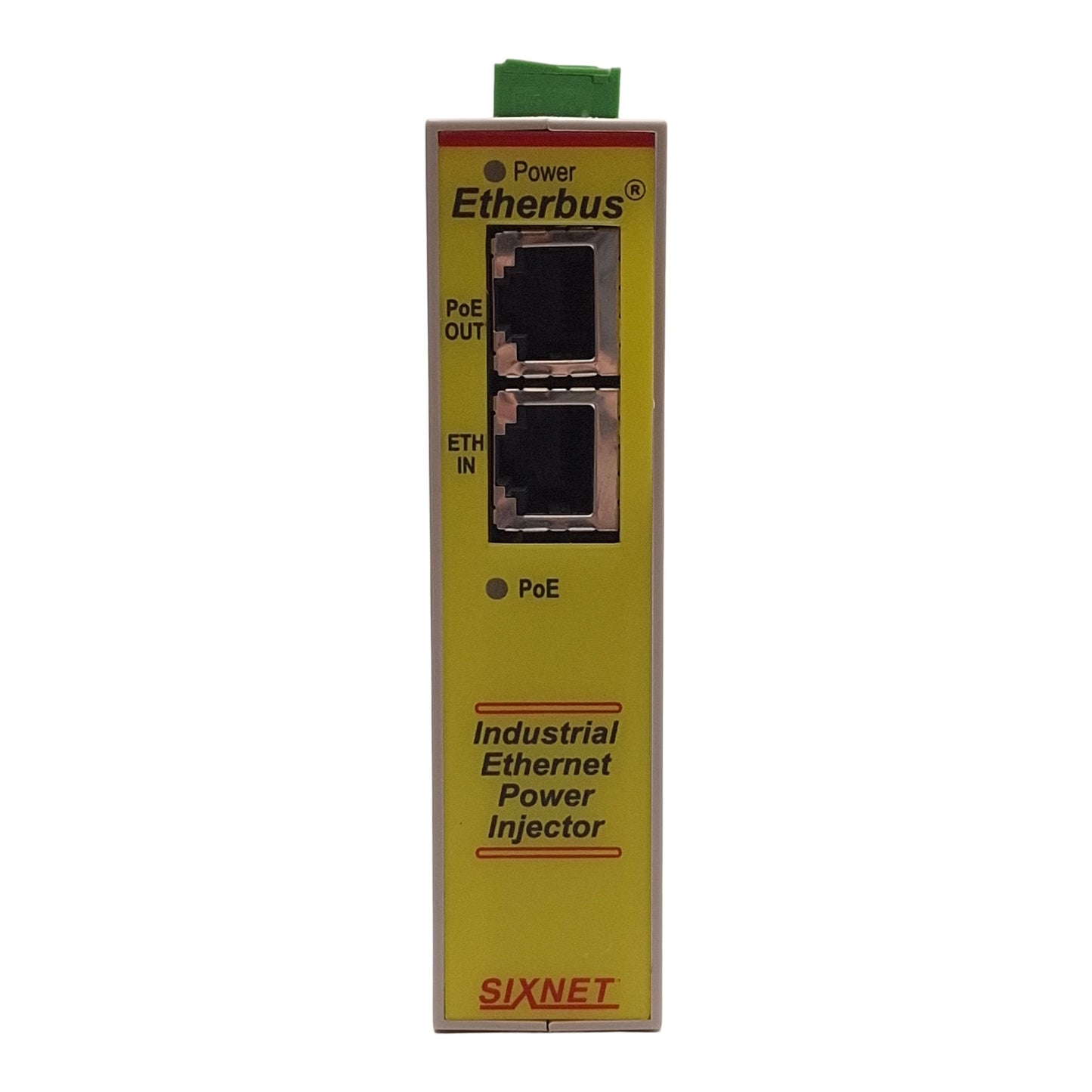 Used Sixnet EB-PSE-24V-1B PoE Power Over Ethernet Injector 10/100Base, RJ45, 24VDC