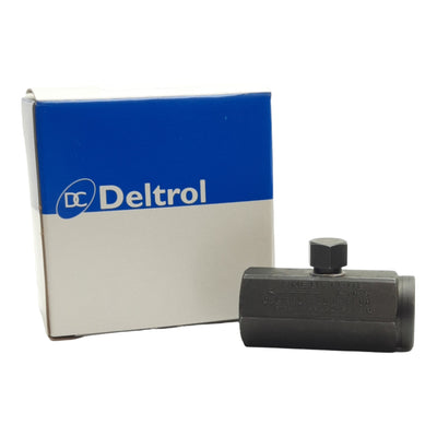 New Deltrol C20S Check Valve 5000psi, 1/4in Female NPTF, 3gpm, 1-2.5psi Crack