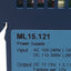 Used PULS ML15.121 PLC Power Supply, 100-240VAC / 110-300VDC In, 12-15VDC Out, 15W