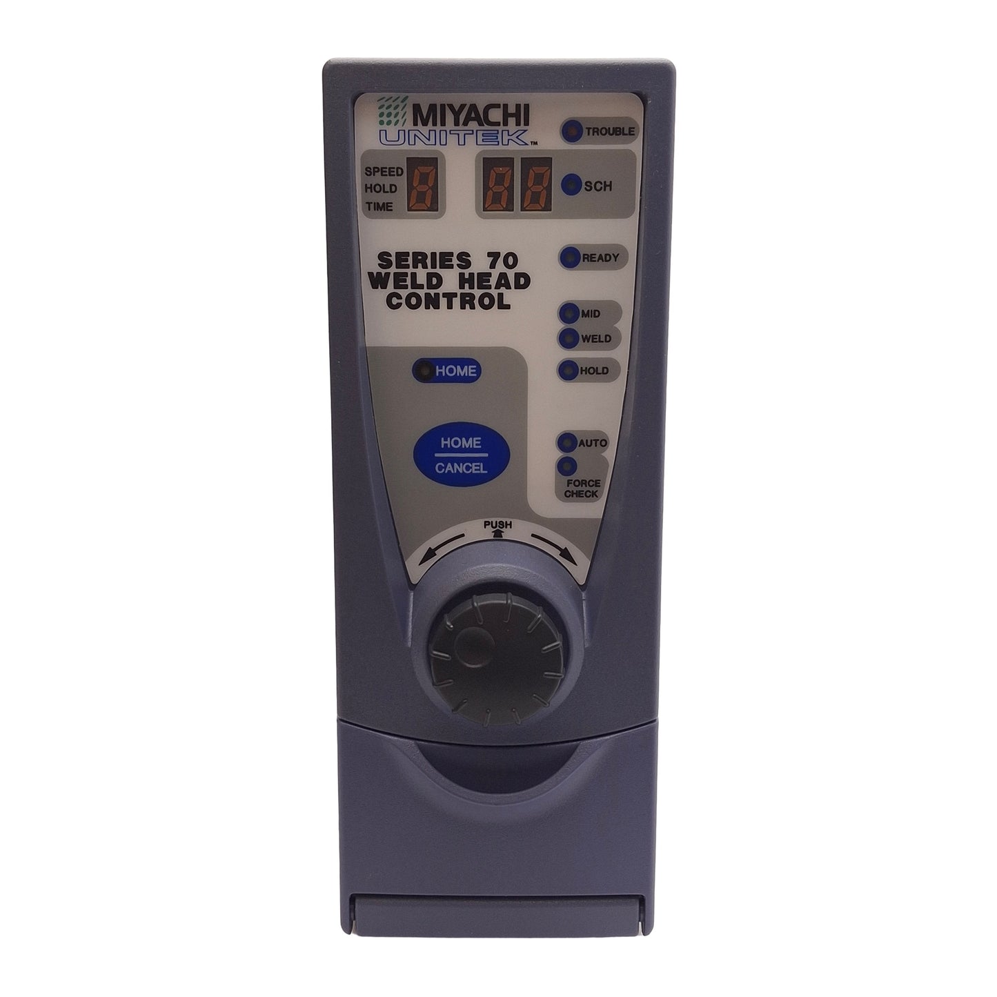 Used Miyachi Unitek 2-241-02-02 Model 72 Weld Head Control, 100-240VAC 0.7A
