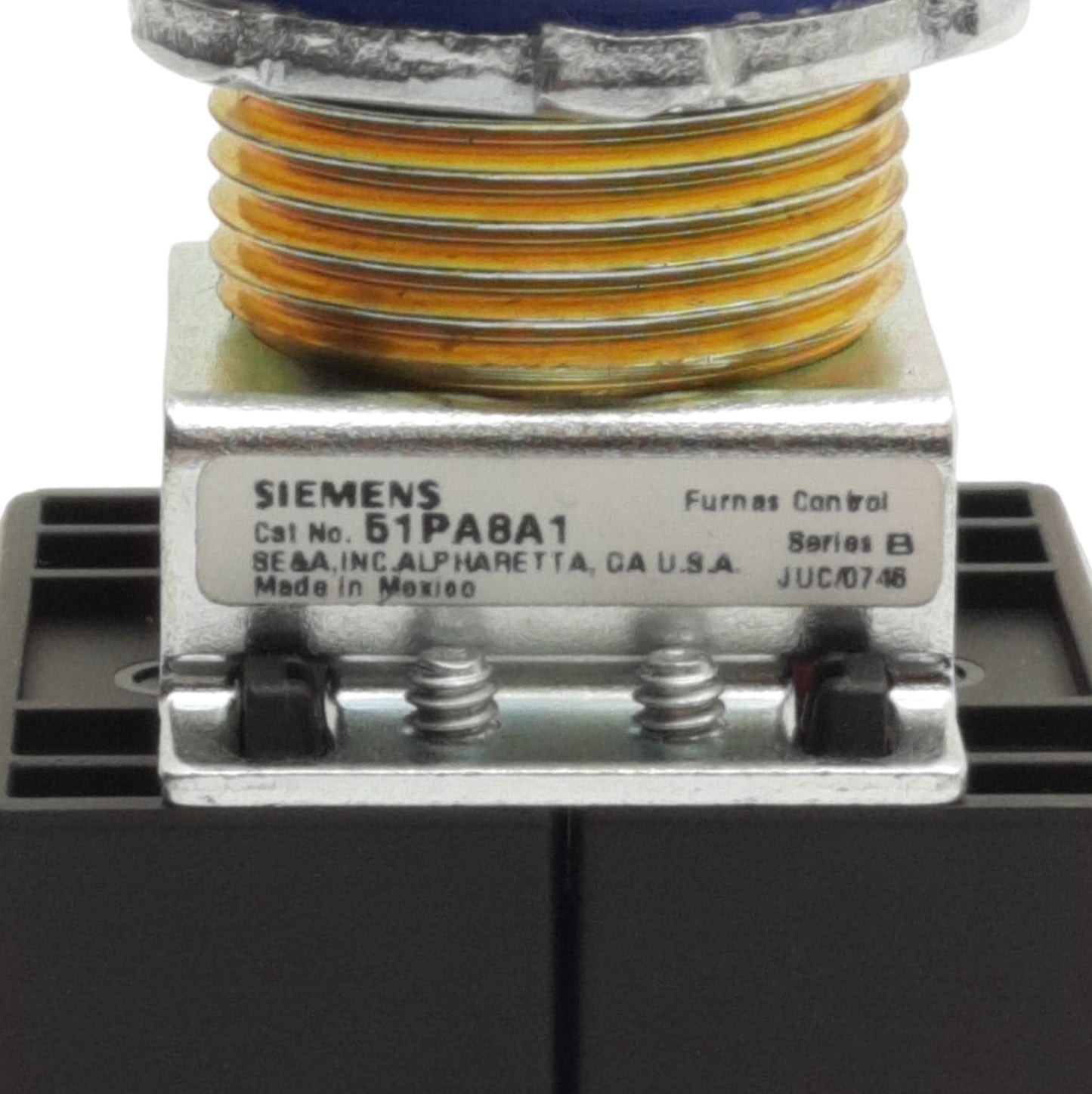 Used Siemens 51PA8A1 Pushbutton, Type 7 & 9, 3/4in NPSM, 1NO/1NC, 200V 0.5A Max