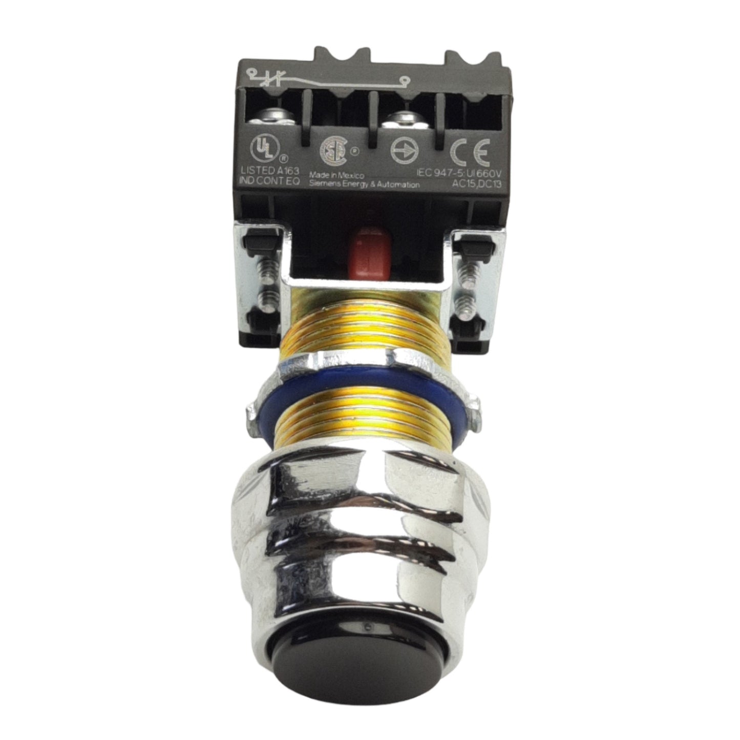Used Siemens 51PA8A1 Pushbutton, Type 7 & 9, 3/4in NPSM, 1NO/1NC, 200V 0.5A Max