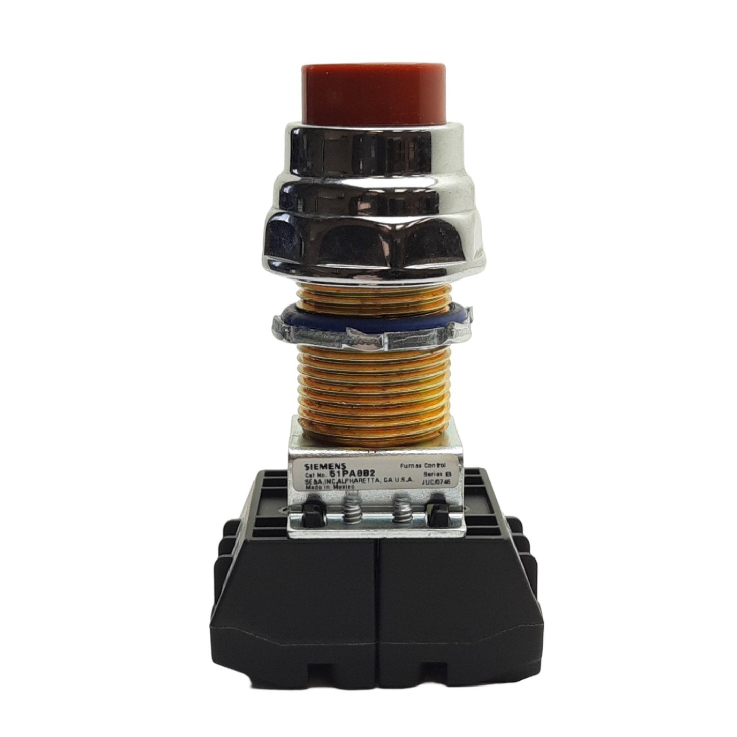 Used Siemens 51PA8B2 Pushbutton, Type 7 & 9, 3/4in NPSM, 1NO/1NC, 200V 0.5A Max