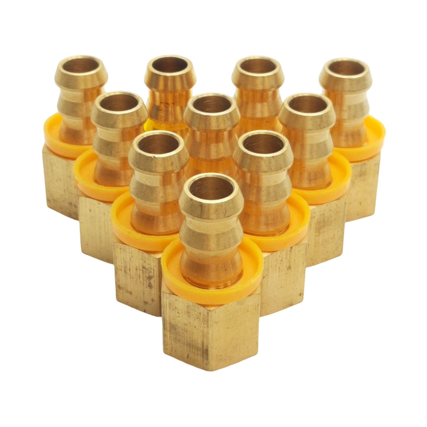 New Lot of 10 Midland 30227 Barb Adapter, 1/2in Female NPTF, 1/2in P2C Barb, 150psi