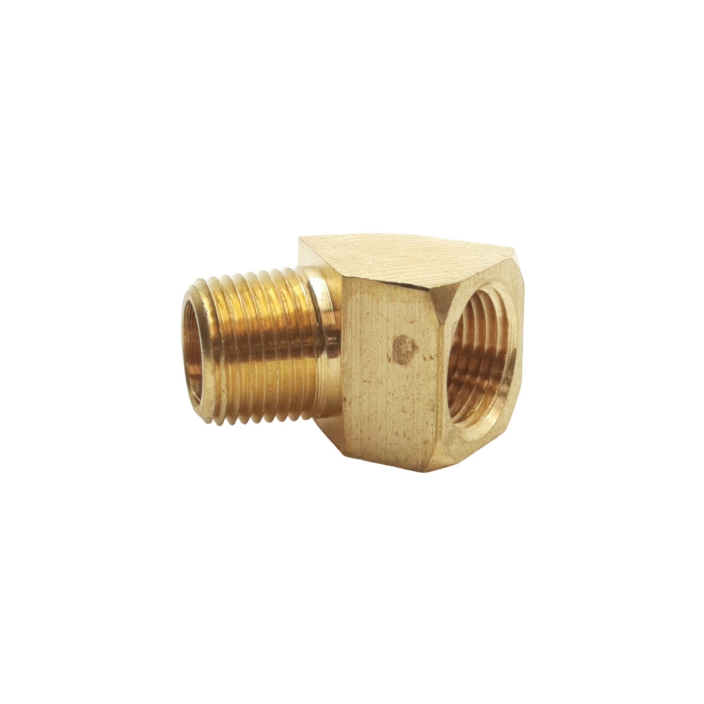 New Lot of 12 Midland 28232 Street Elbow, 3/8" Male NPTF, 3/8" Female NPTF, 1200psi