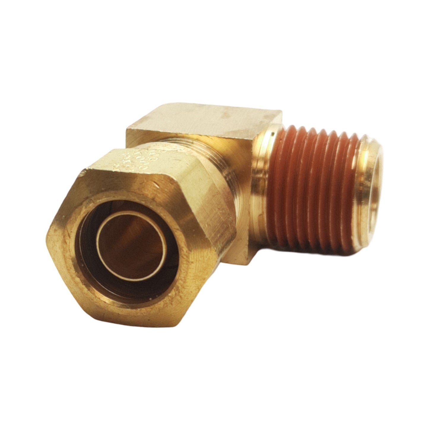 New Lot of 5 Midland 38107 Air Brake Elbow 90°, ø5/8" Tube OD 1/2" Male NPTF, 150psi