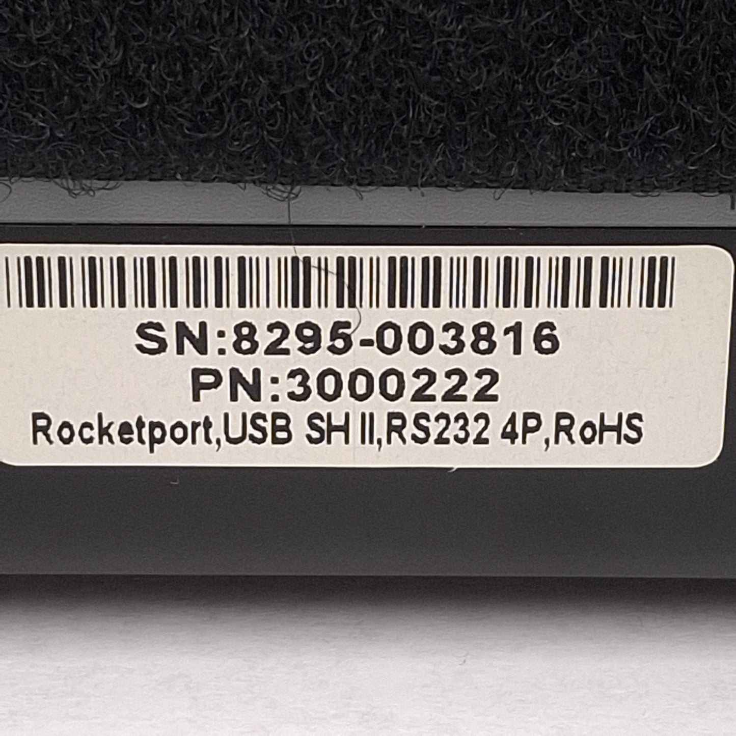 Used Comtrol 3000222 RocketPort II USB Serial Hub, 4-Port, USB-B to DB9 RS-232