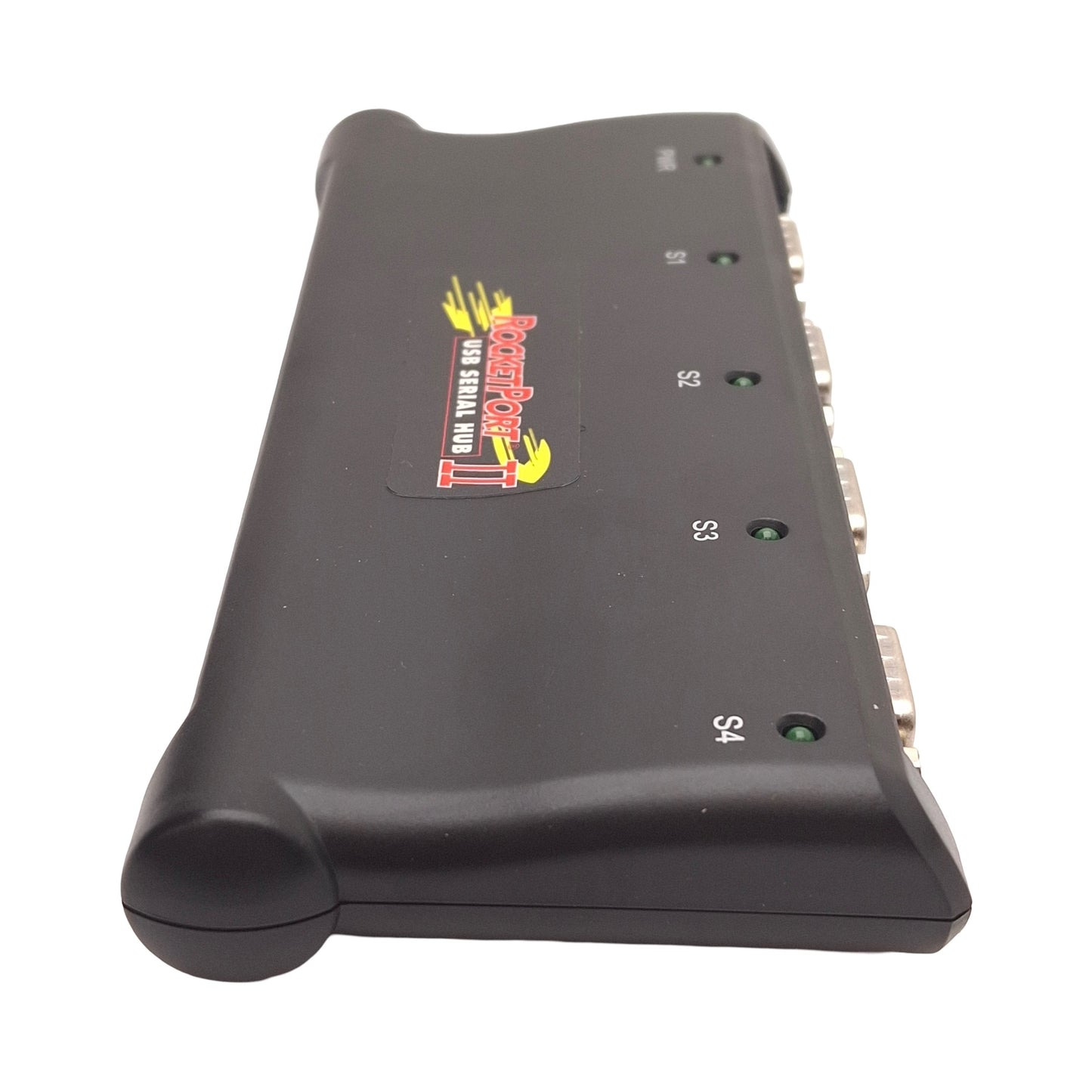 Used Comtrol 3000222 RocketPort II USB Serial Hub, 4-Port, USB-B to DB9 RS-232